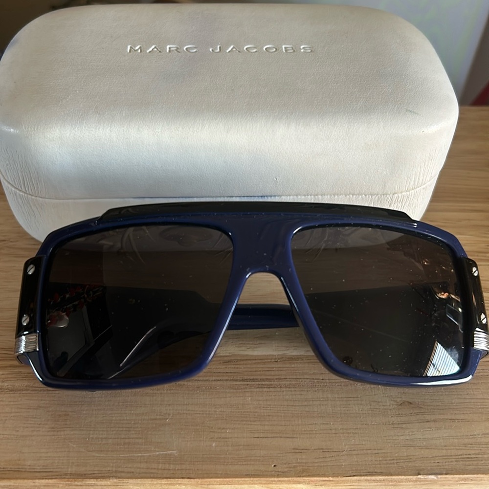 Marc Jacobs Blue, Silver and Black Sunglasses